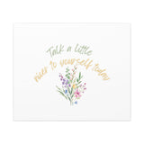 Self Talk Canvas Print