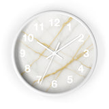 Gold Marble Wall Clock
