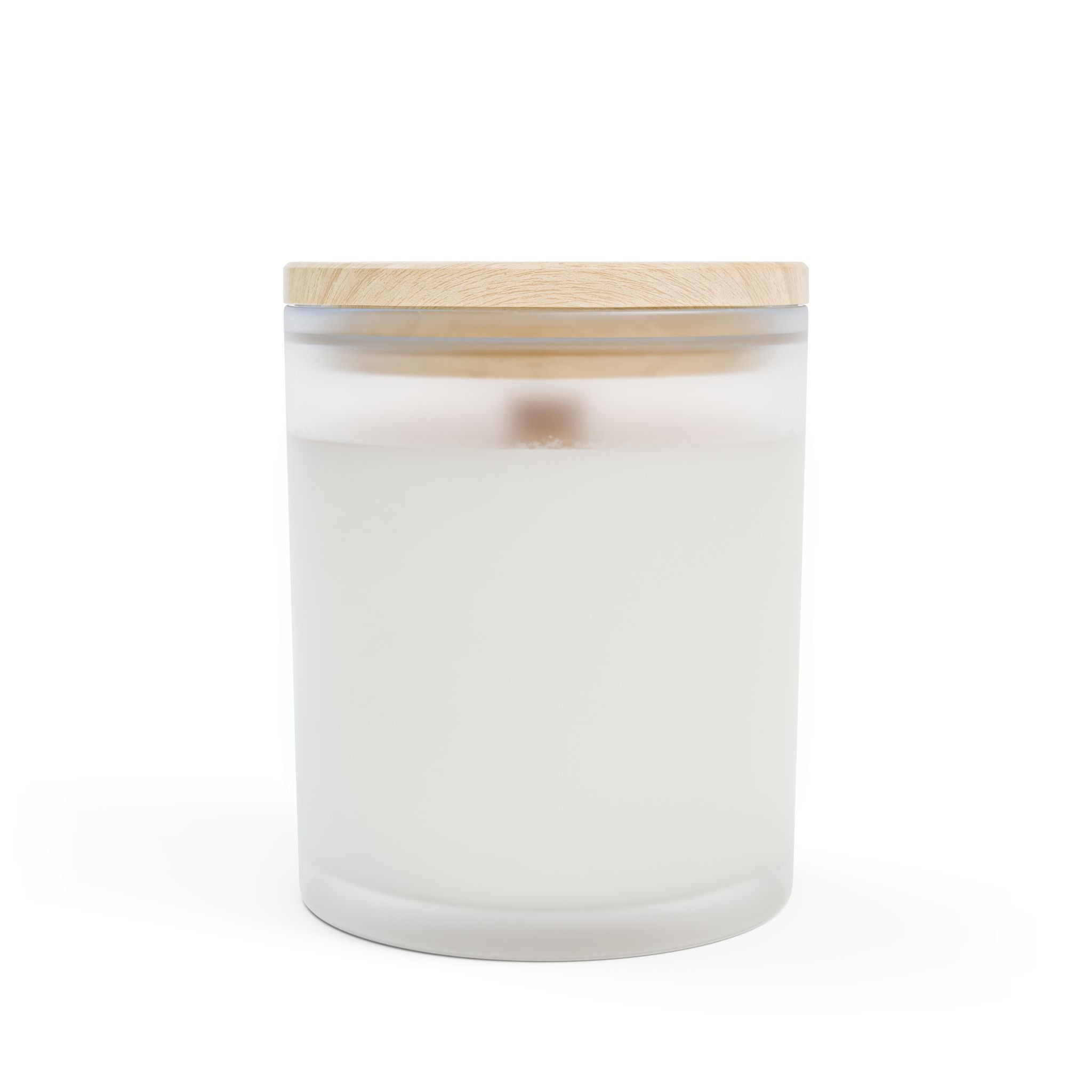 Frosted Glass Scented Candle