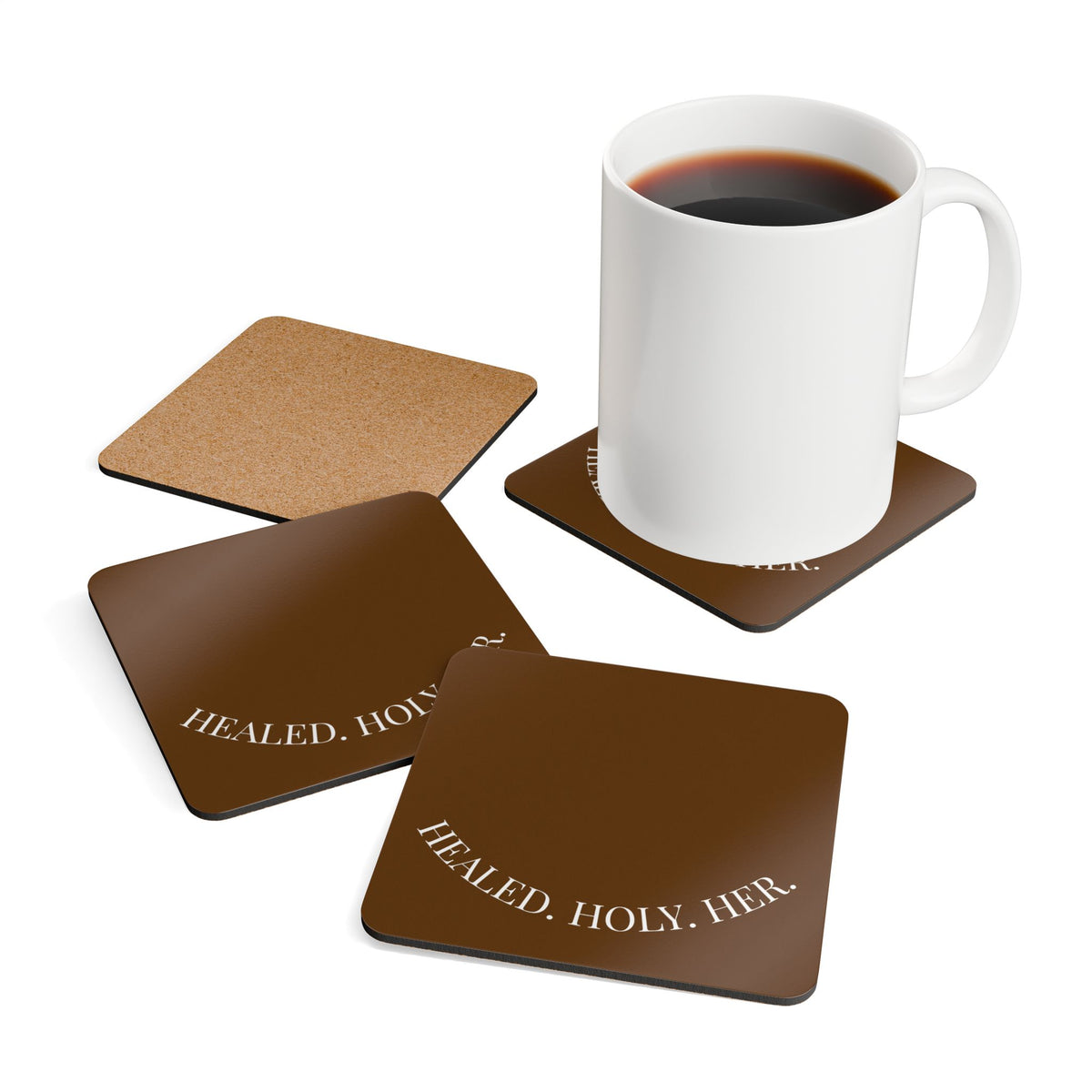 Corkwood Coaster Set