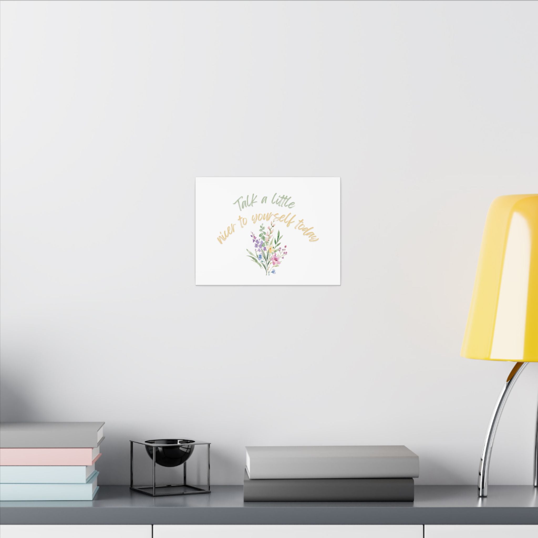 Self Talk Canvas Print