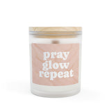Frosted Glass Scented Candle