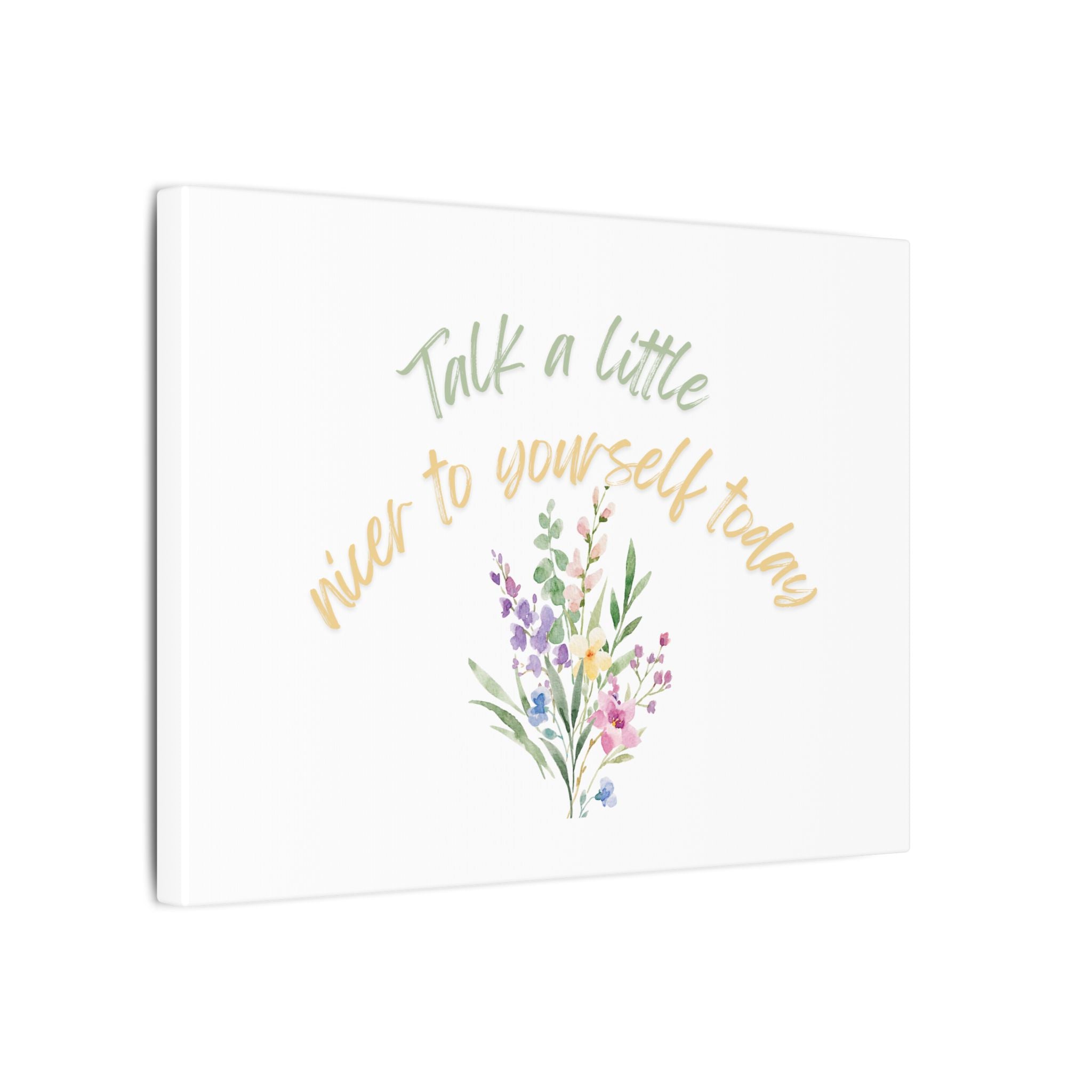 Self Talk Canvas Print