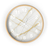 Gold Marble Wall Clock
