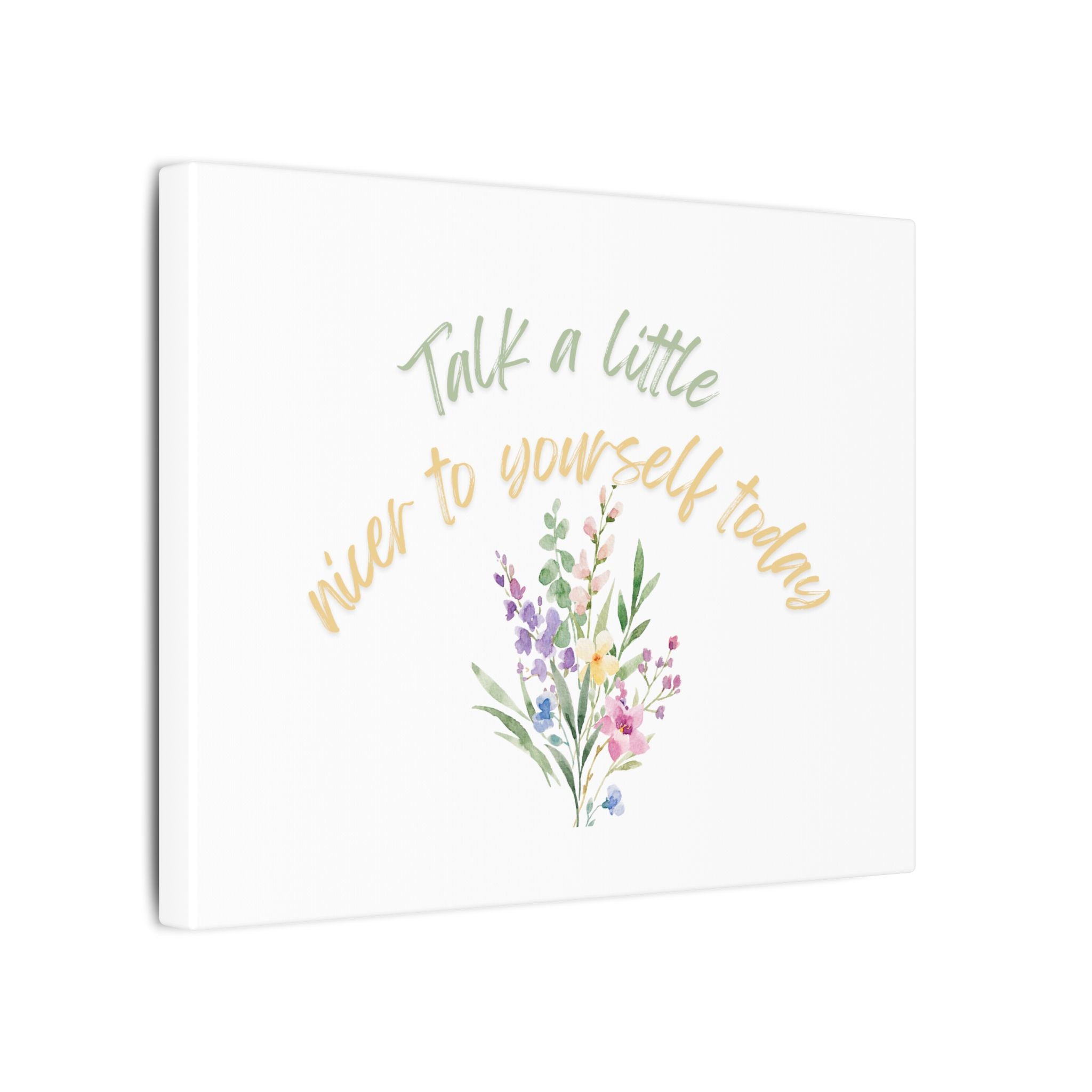 Self Talk Canvas Print