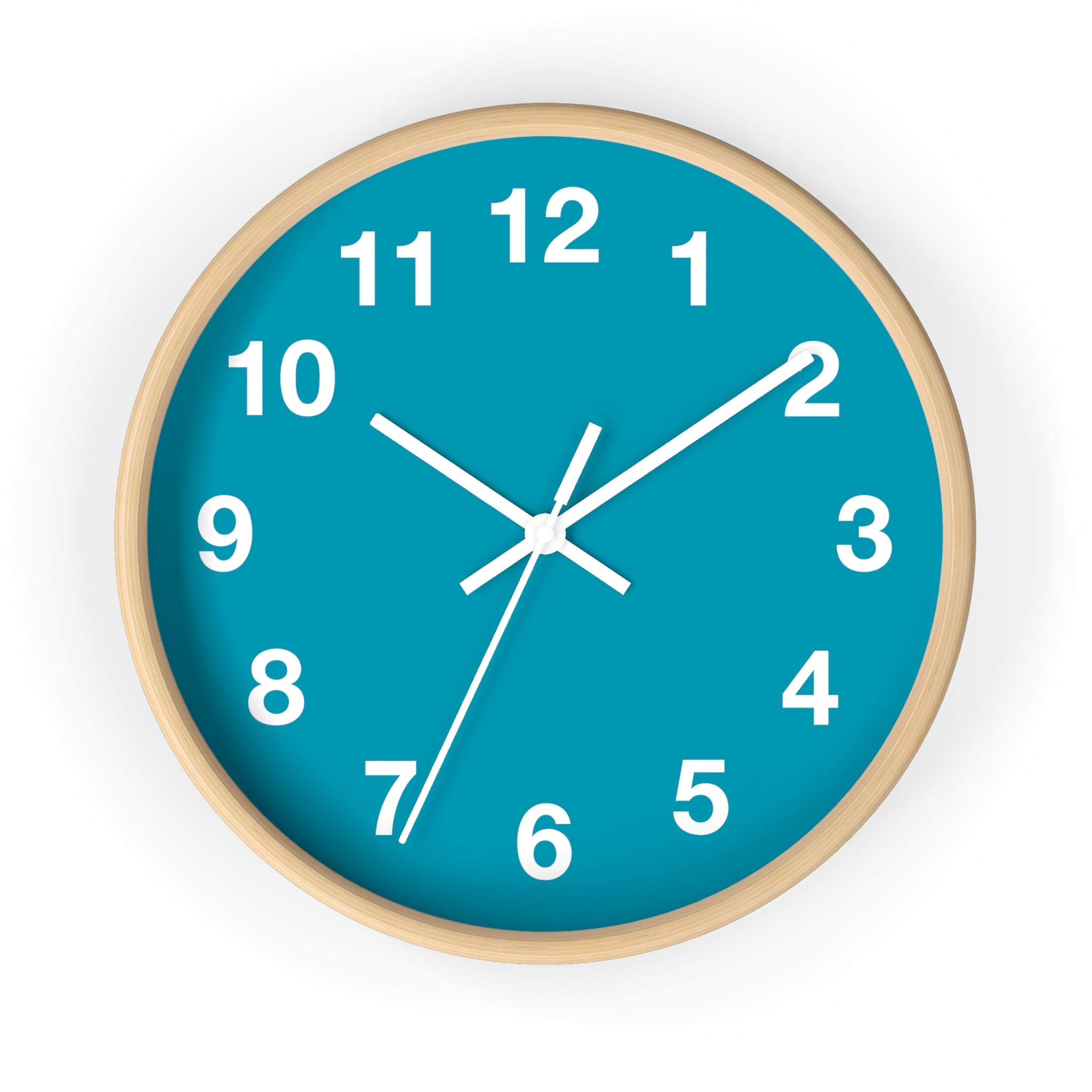Coastal Calm Minimalist Wall Clock
