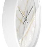 Gold Marble Wall Clock