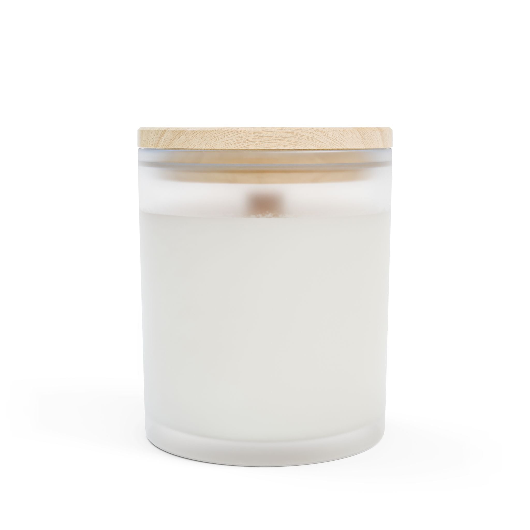 Frosted Glass Scented Candle