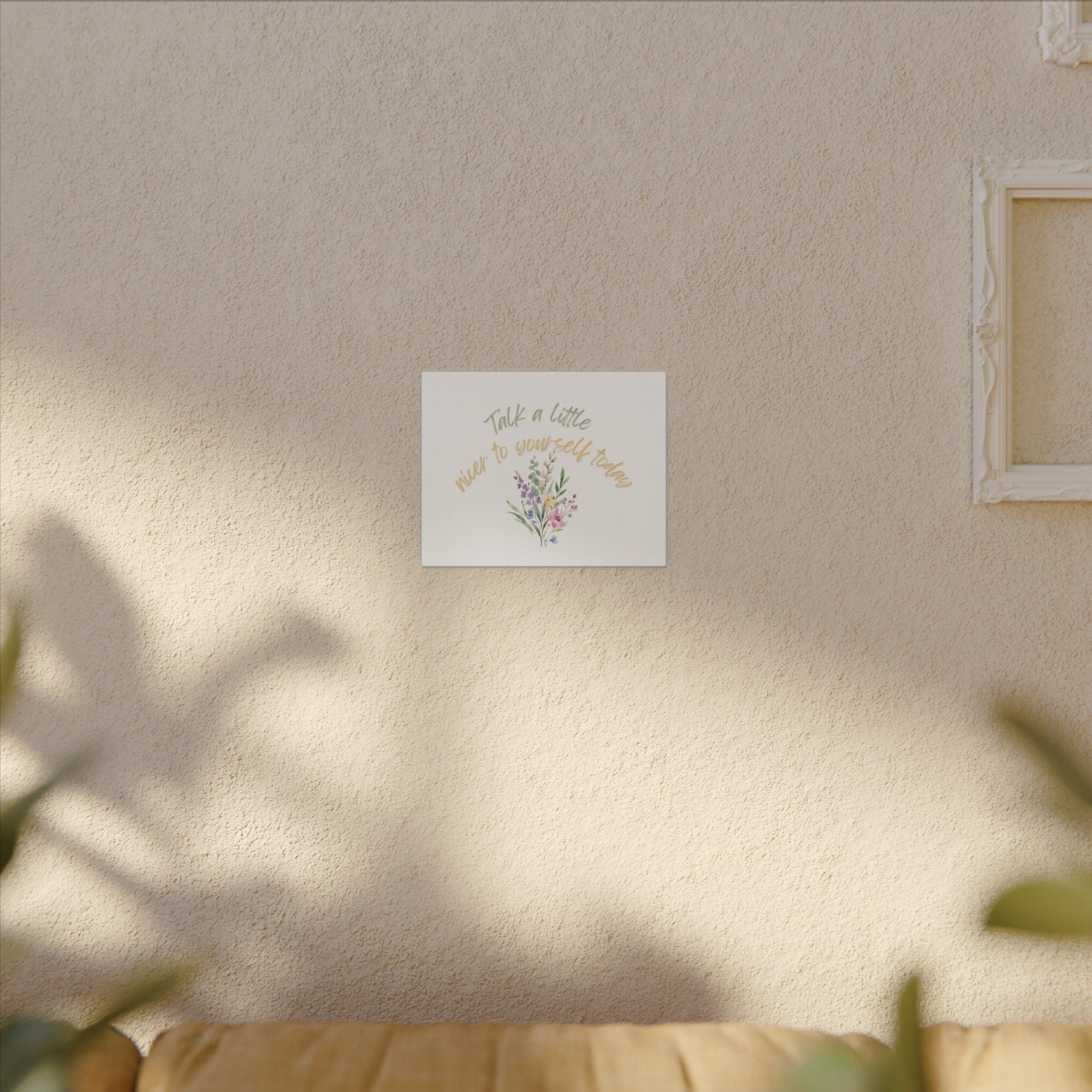 Self Talk Canvas Print