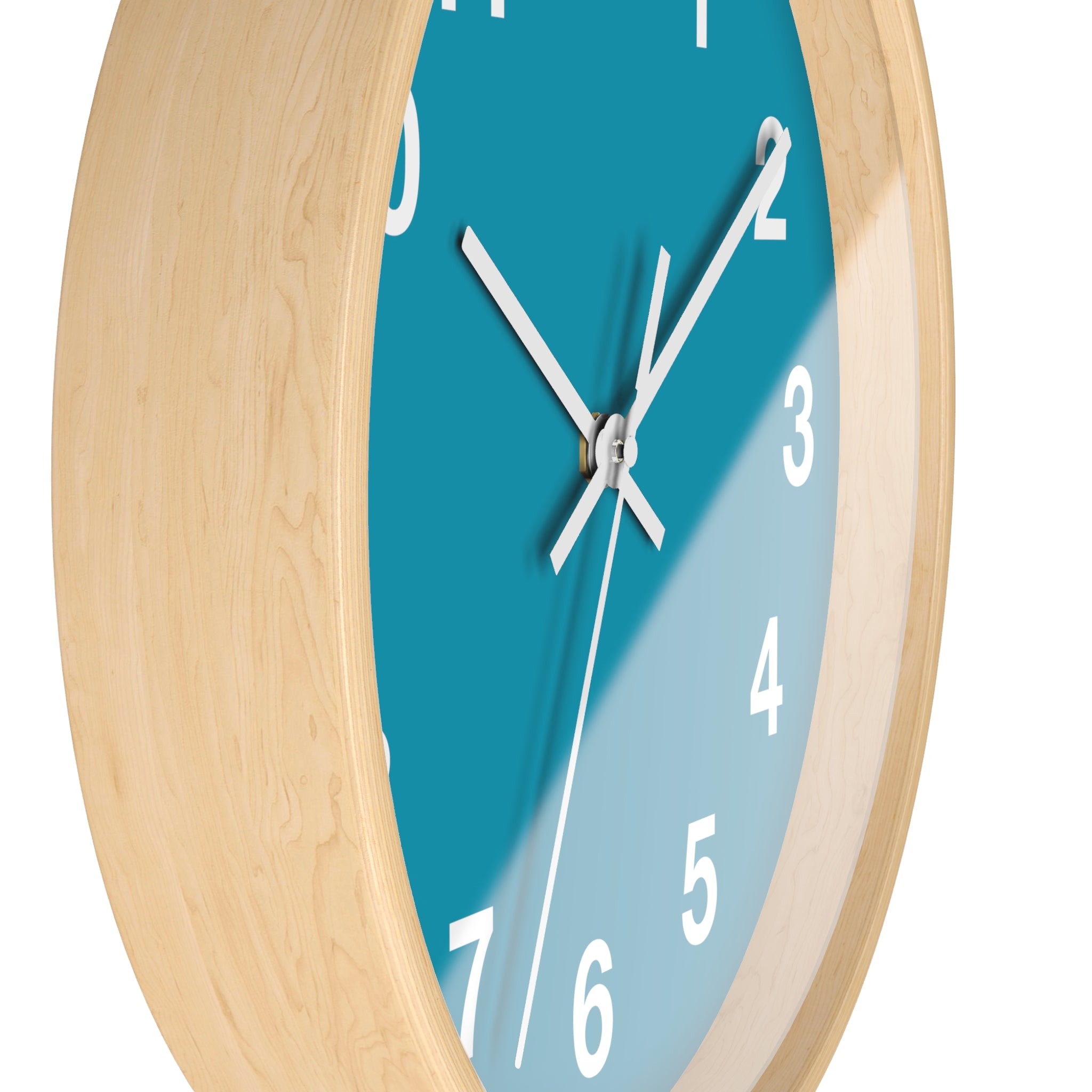 Coastal Calm Minimalist Wall Clock
